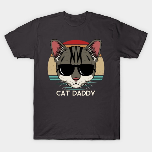 cat daddy T-Shirt by debageur
